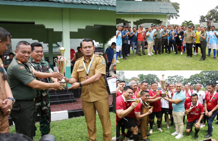 Pertandingan Persahabatan Sepak Bola Komwil I Apeksi Berakhir Pemko Medan Juara 1 Pemko Pematang Sia 7372