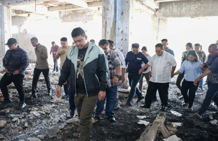 Pasca terbakar Gedung IV Pasar Horas segera Dibangun: Kolaborasi Pemprov Sumut dan Pemko Pematangsiantar